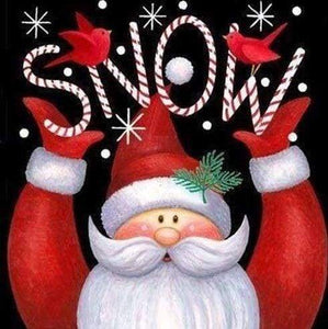 Diamond Painting - Babbo Natale Sulla Neve
