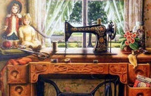 Carica l&#39;immagine nel visualizzatore di Gallery, Diamond Painting - Macchina Da Cucire