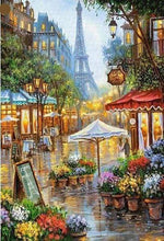 Carica l&#39;immagine nel visualizzatore di Gallery, Diamond Painting - Fioraio A Parigi