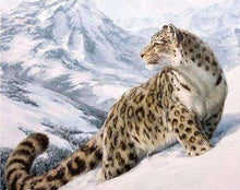 Carica l&#39;immagine nel visualizzatore di Gallery, Diamond Painting - Leopardo Delle Nevi
