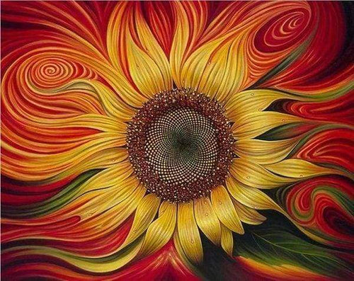 Diamond Painting - Disegno Girasole