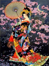 Carica l&#39;immagine nel visualizzatore di Gallery, Diamond Painting - Donna Asiatica Tradizionale