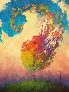 Diamond Painting - Disegno Di Albero