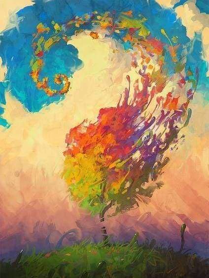 Diamond Painting - Disegno Di Albero