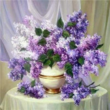 Carica l&#39;immagine nel visualizzatore di Gallery, Diamond Painting - Vaso Di Fiori Viola