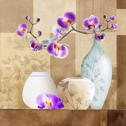 Diamond Painting - Vasi E Fiori
