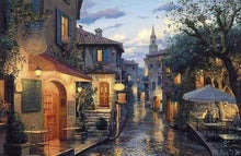 Carica l&#39;immagine nel visualizzatore di Gallery, Diamond Painting - Villaggio Dopo La Pioggia