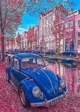 Carica l&#39;immagine nel visualizzatore di Gallery, Diamond Painting - Auto D&#39;Epoca A Parigi