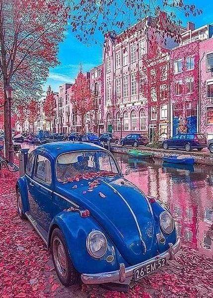 Diamond Painting - Auto D'Epoca A Parigi
