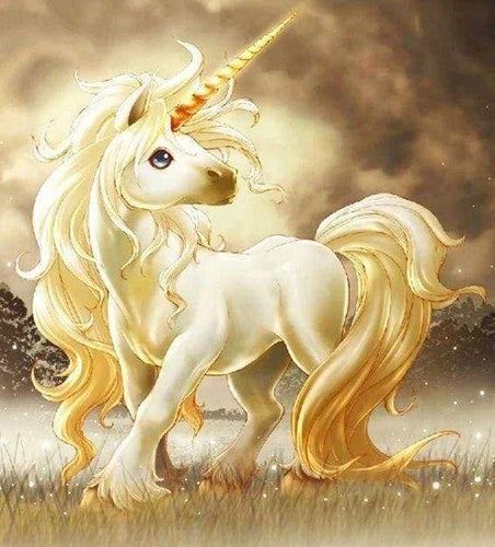 Diamond Painting - Unicorno Bianco