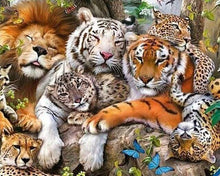 Carica l&#39;immagine nel visualizzatore di Gallery, Diamond Painting - Gatti Selvatici
