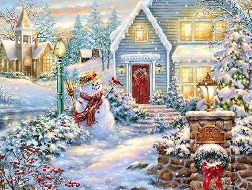 Diamond Painting - Paesaggio Invernale