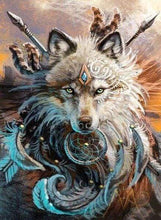 Carica l&#39;immagine nel visualizzatore di Gallery, Diamond Painting - Lupo Combattente