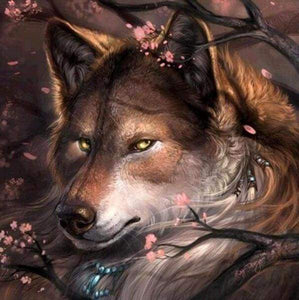 Diamond Painting - Lupo Alla Ricerca