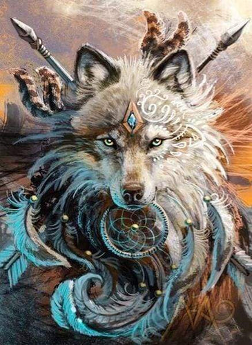 Diamond Painting - Guerriero Lupo