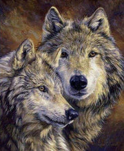 Carica l&#39;immagine nel visualizzatore di Gallery, Diamond Painting - Ritratto Di Lupi