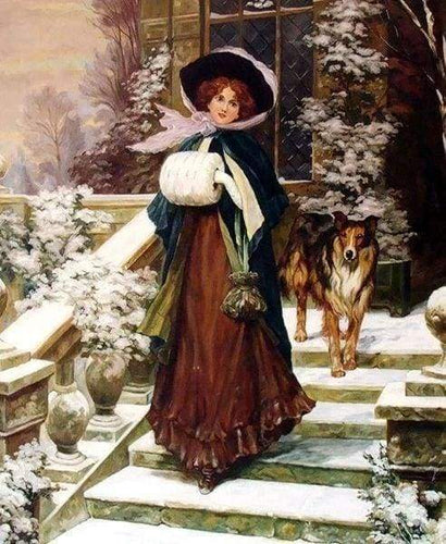 Diamond Painting - La Donna E Il Suo Cane