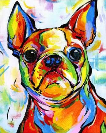 Dipingere con i numeri - Ritratto Di Cane