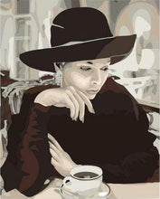 Carica l&#39;immagine nel visualizzatore di Gallery, Dipingere con i numeri - Donne Eleganti E Tazza Da Caffè