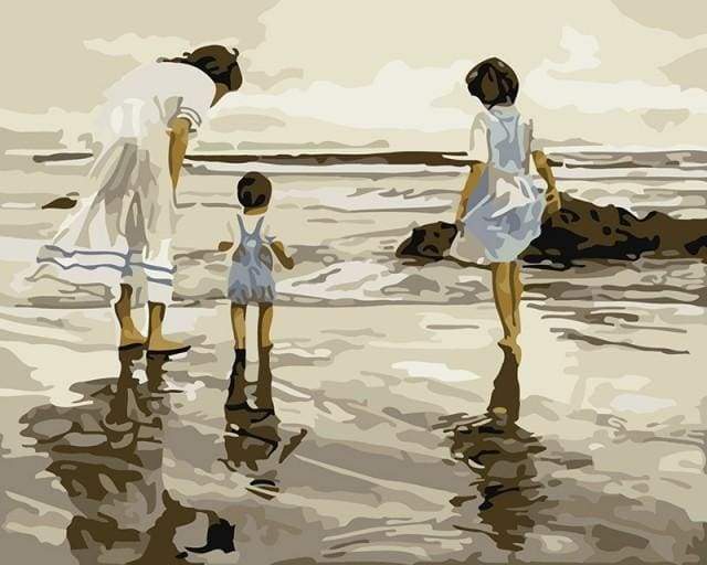 Dipingere con i numeri - Famiglia E Mare