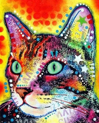 Dipingere con i numeri - Gatto Di Moda