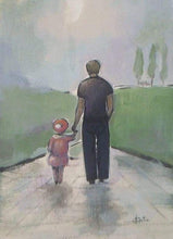 Carica l&#39;immagine nel visualizzatore di Gallery, Dipingere con i numeri - Padre E Figlia