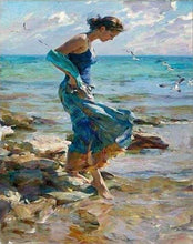 Carica l&#39;immagine nel visualizzatore di Gallery, Dipingere con i numeri - Piedi In Acqua Durante L&#39;Estate