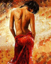 Carica l&#39;immagine nel visualizzatore di Gallery, Dipingere con i numeri - Schiena Nuda Femminile