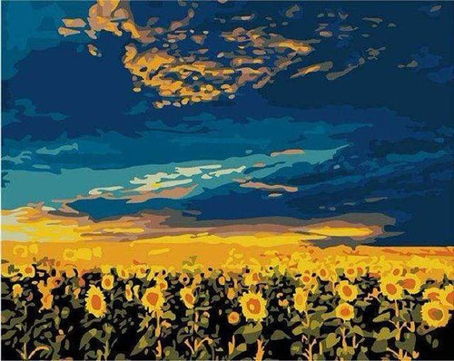 Dipingere con i numeri - Campo Di Girasoli