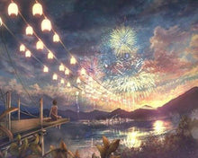 Carica l&#39;immagine nel visualizzatore di Gallery, Dipingere con i numeri - Fuochi D&#39;Artificio