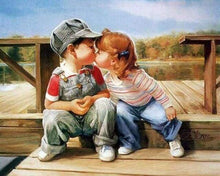 Carica l&#39;immagine nel visualizzatore di Gallery, Dipingere con i numeri - Primo Bacio