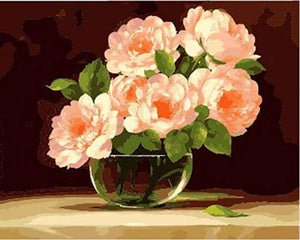 Dipingere con i numeri - Cinque Fiori In Un Vaso