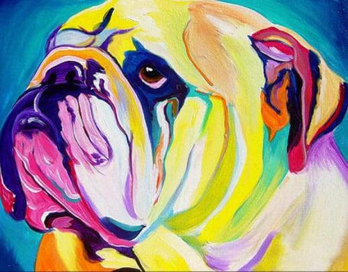 Dipingere con i numeri - Cane Appariscente