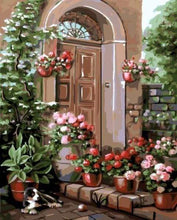 Carica l&#39;immagine nel visualizzatore di Gallery, Dipingere con i numeri - Fiore Sotto Il Portico