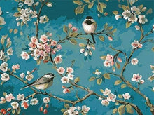 Carica l&#39;immagine nel visualizzatore di Gallery, Dipingere con i numeri - Acquerello Di Fiori E Uccelli