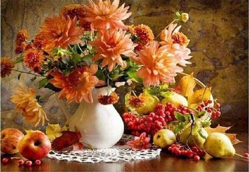 Dipingere con i numeri - Fiori E Frutti