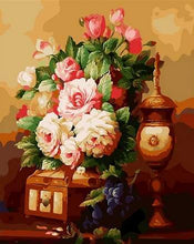 Carica l&#39;immagine nel visualizzatore di Gallery, Dipingere con i numeri - Fiori E Uva