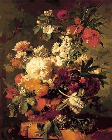 Dipingere con i numeri - Fiori Dalla Francia
