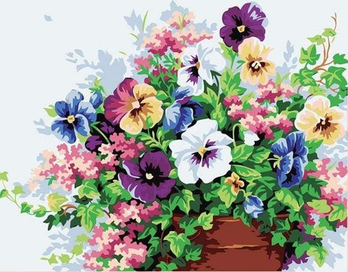 Dipingere con i numeri - Fiori Con Più Colori