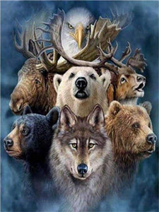 Dipingere con i numeri - Animali Della Foresta