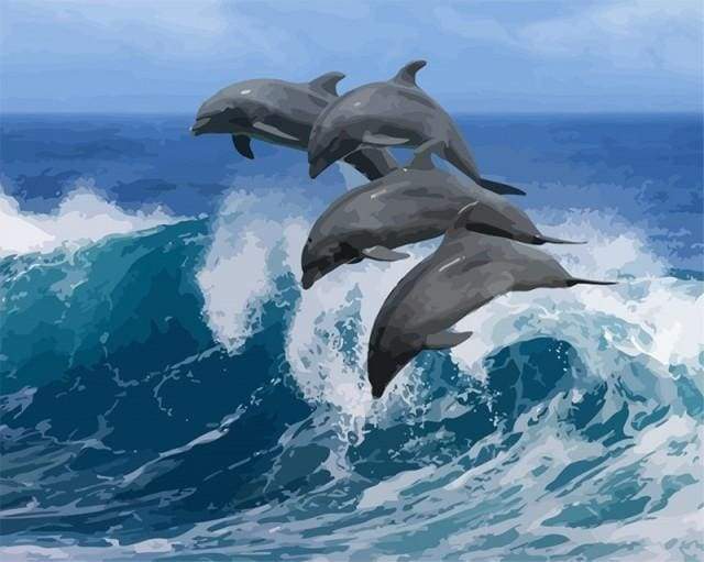 Dipingere con i numeri - Quattro Delfini