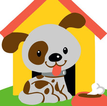 Carica l&#39;immagine nel visualizzatore di Gallery, Dipingere con i numeri Bambini - Cane