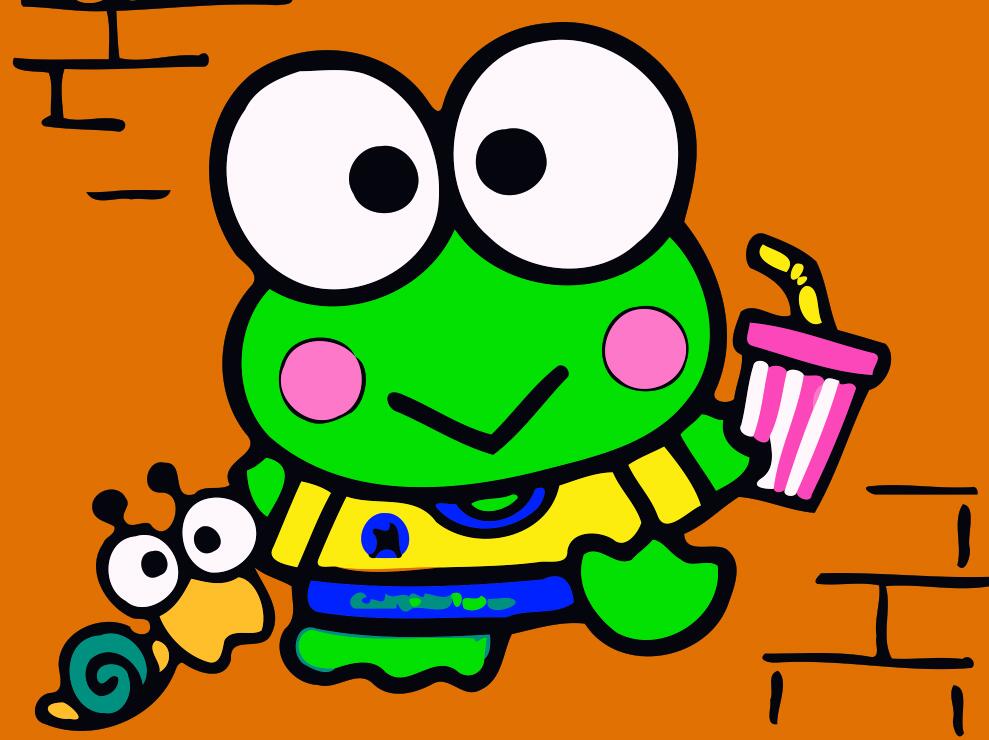 Dipingere con i numeri Bambini - Rana E Lumaca