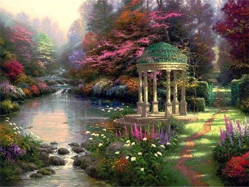 Dipingere con i numeri - Giardino E Fiume