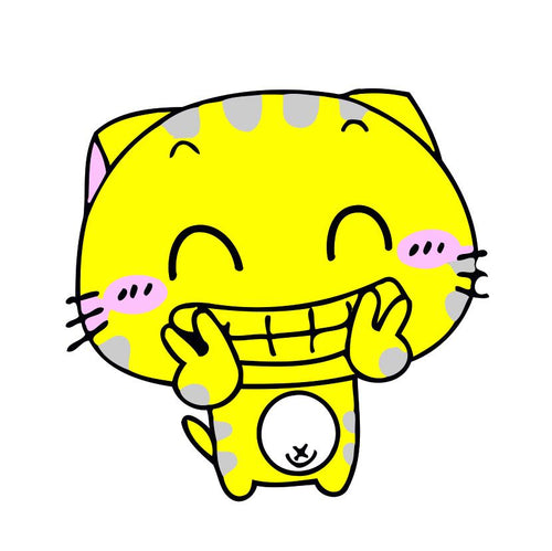 Dipingere con i numeri Bambini - Gattino Giallo