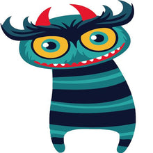 Carica l&#39;immagine nel visualizzatore di Gallery, Dipingere con i numeri Bambini - Mostro Con Corna