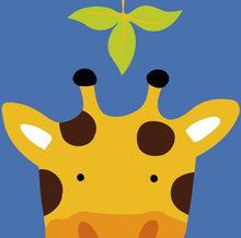 Carica l&#39;immagine nel visualizzatore di Gallery, Dipingere con i numeri Bambini - Giraffa E Foglia