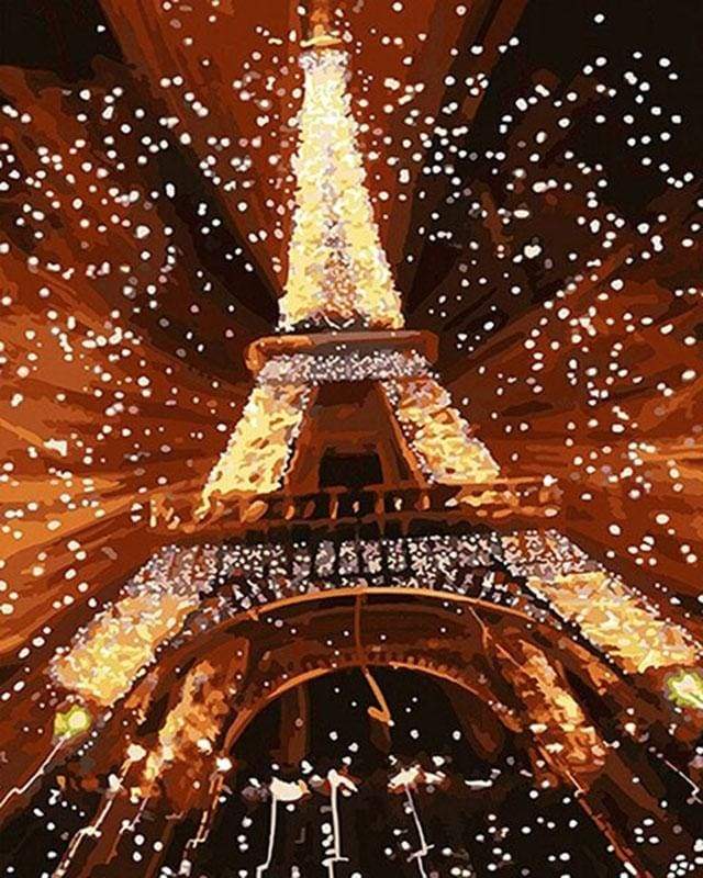 Dipingere con i numeri - Torre Eiffel Scintillante