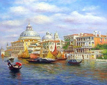 Carica l&#39;immagine nel visualizzatore di Gallery, Dipingere con i numeri - Gondoliere A Venezia