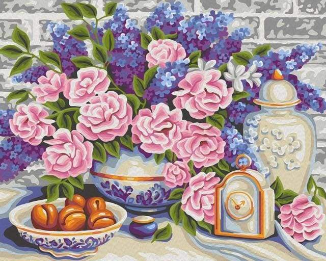 Dipingere con i numeri - I Fiori Di Nonna
